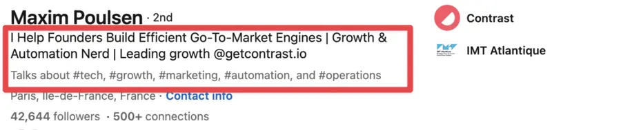 Linkedin headline character limit 