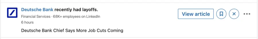 account layoffs alert