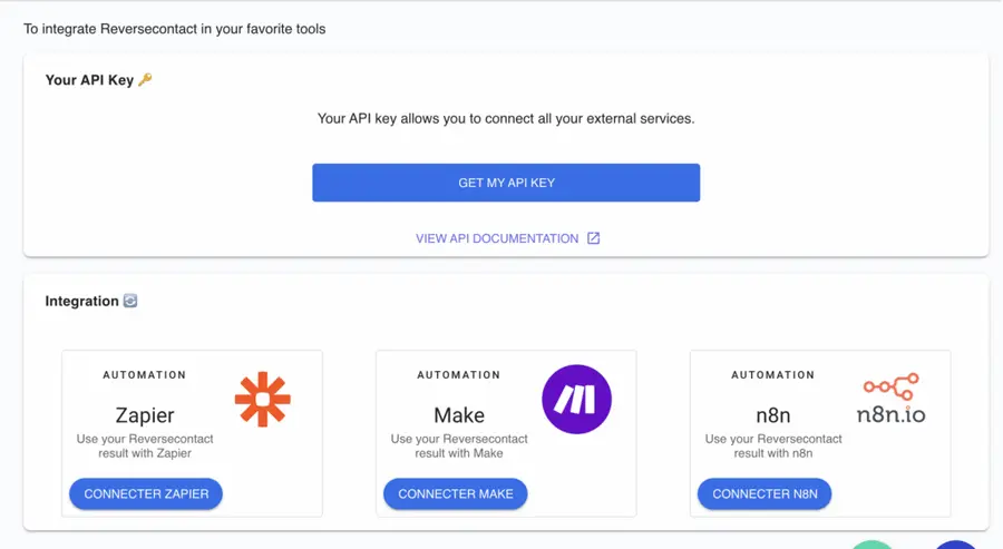 encontrar LinkedIn desde emails con API