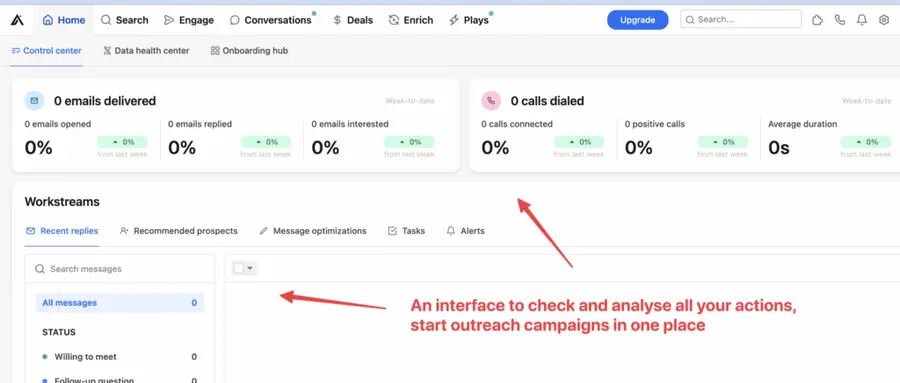apollo io has an intuitive interface