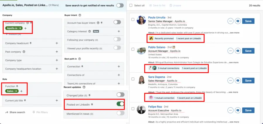 find your ideal prospects with sales navigator advanced filters 