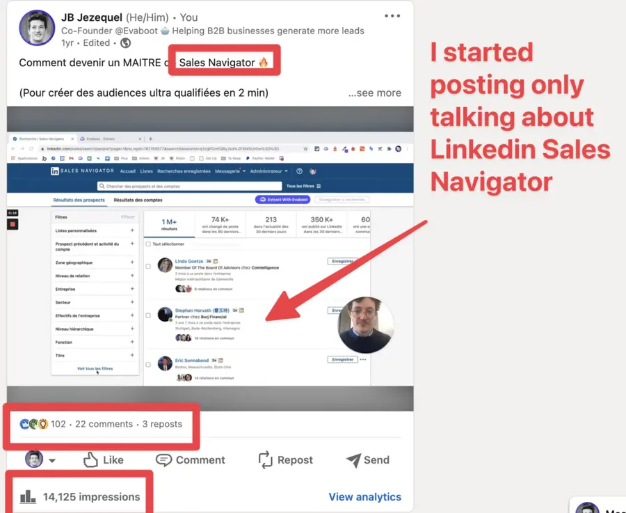 linkedin influencer niche
