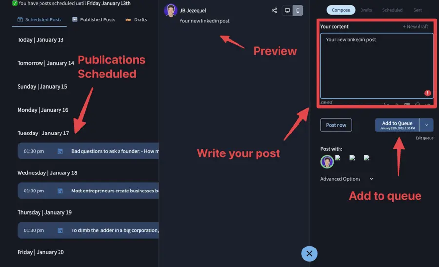 linkedin outreach with marketing