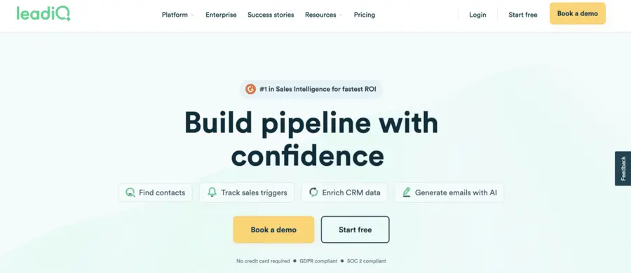 leadiq tool to discover and enrich prospect profiles