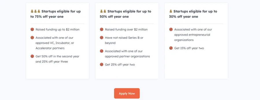 hubspot for startups pricing