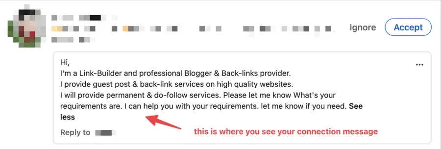 linkedin connection message character limit
