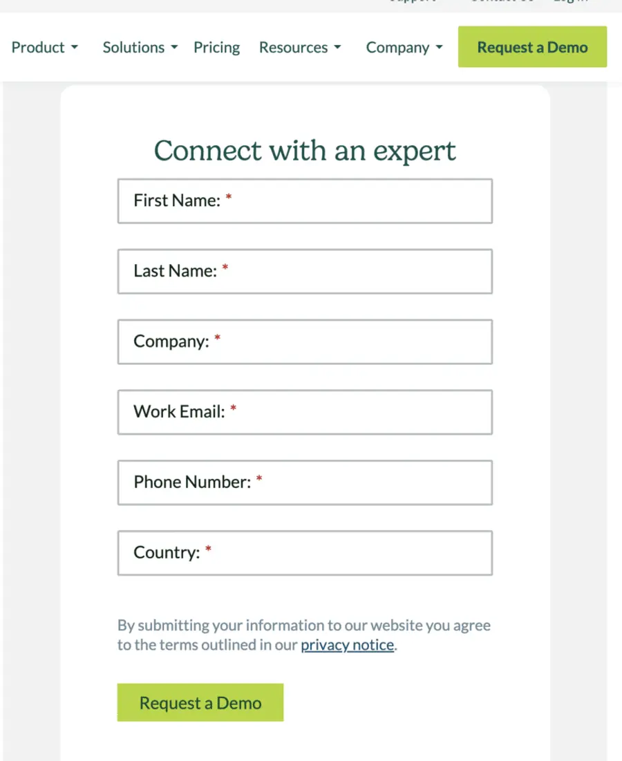 salesloft request pricing