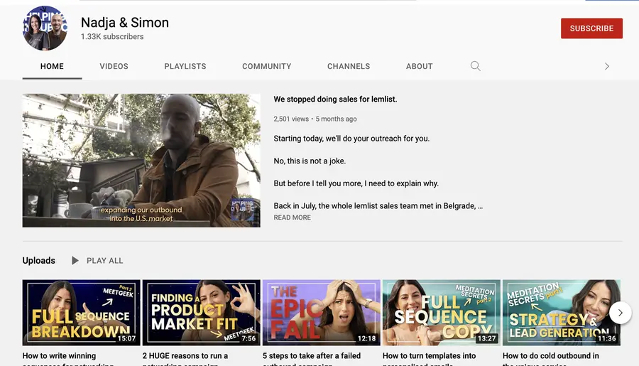 sdr che crea contenuti