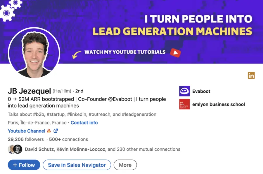 your linkedin profile is your digital business card