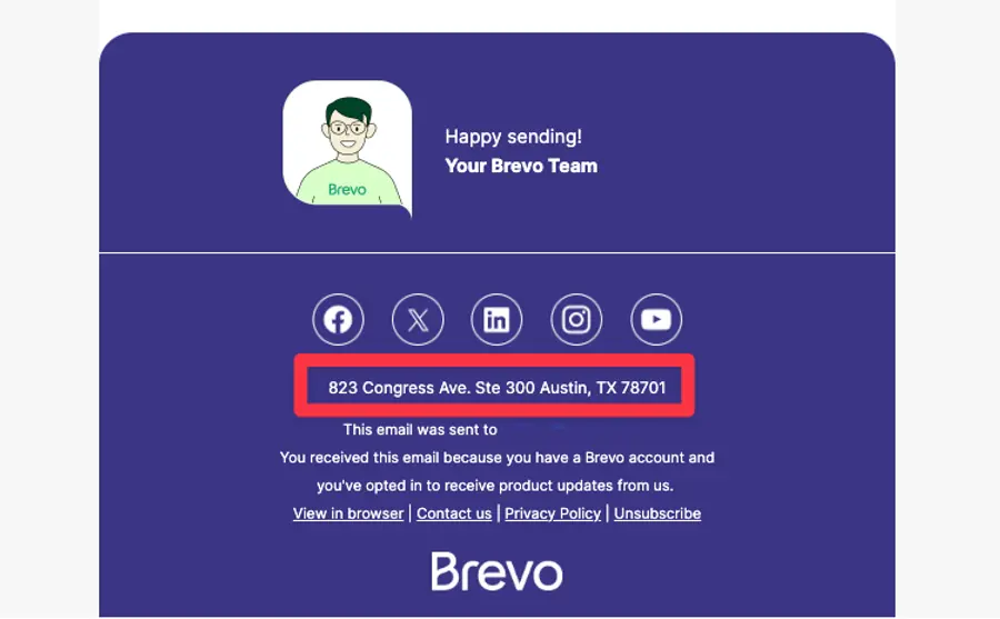 physical mailing address