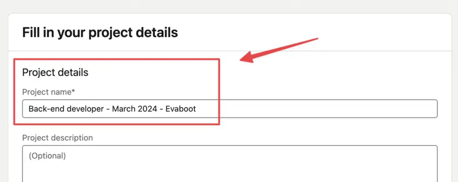 name your project on linkedin recruiter