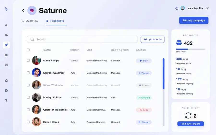 waalaxy linkedin scraper features