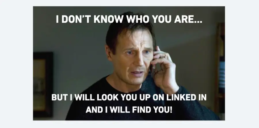 how actually people look up for new connections on linkedin