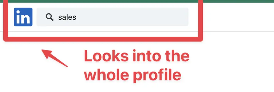 keyword filter linkedin