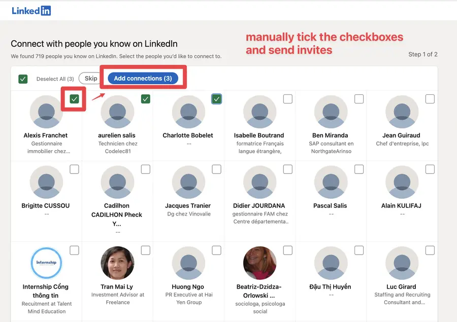 Como contornar o limite de convite do LinkedIn