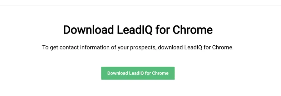 download leadiq chorme extension for free
