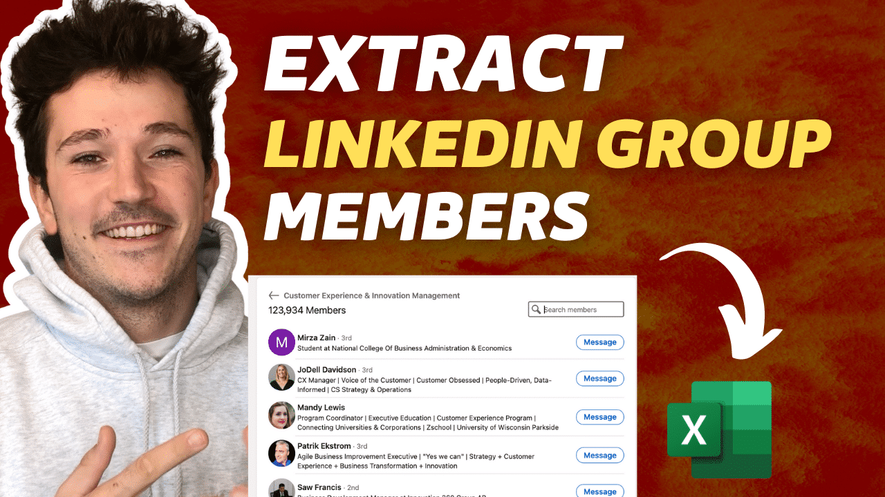 How to Export LinkedIn Group Members To Excel in 2026?