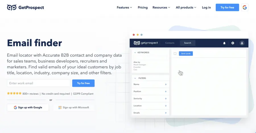 getprospect linkedin scraping tool
