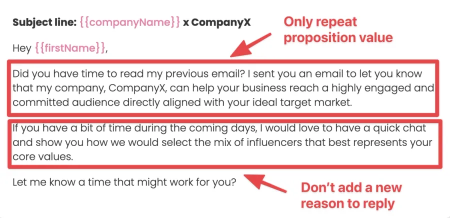 follow up on linkedin