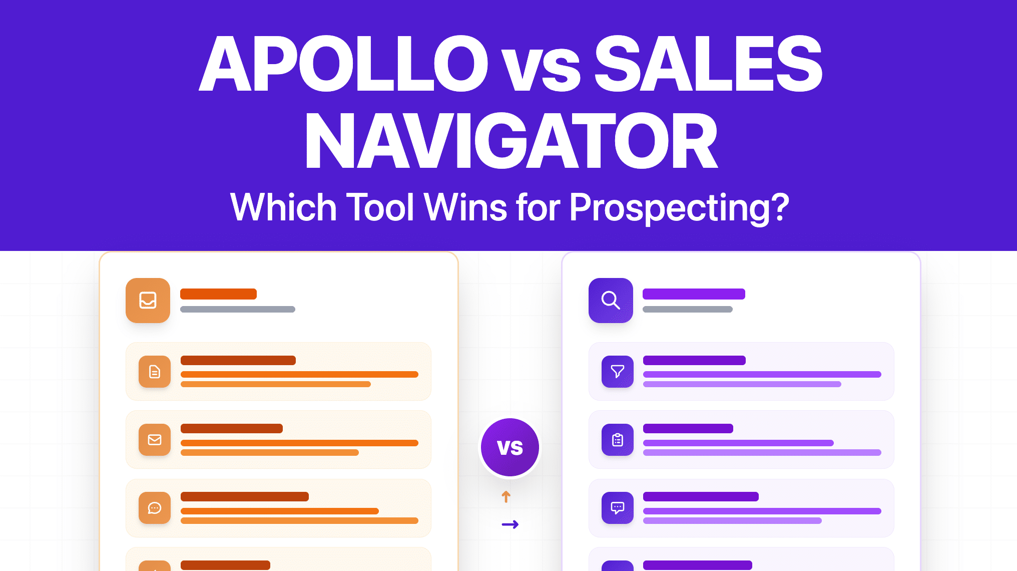 Apollo VS LinkedIn Sales Navigator : Quel est le meilleur outil pour la vente ?