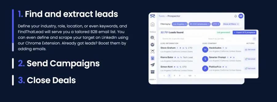 Find and extract leads with findthatlead email finder tool