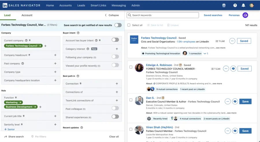 linkedin sales navigator relationship building platform