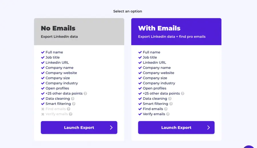 export lead list emails