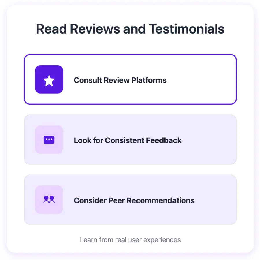 Read Reviews and Testimonials