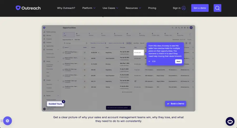 outreach.io sales execution platform for email outrach