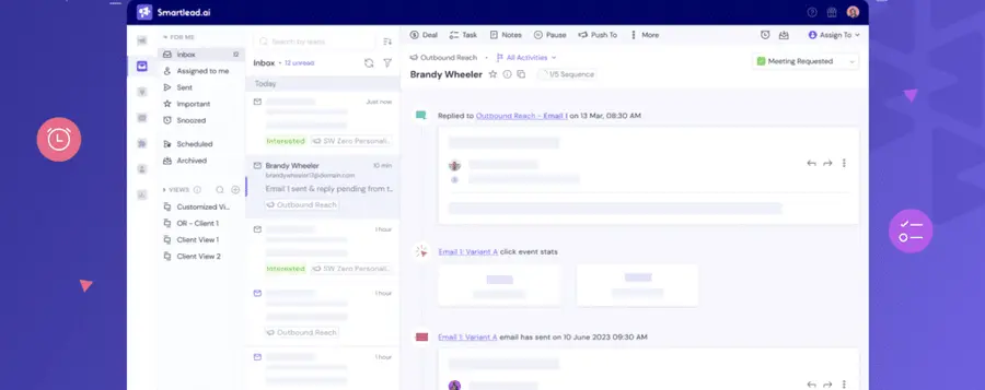 Smartlead ai cold email platform to boost lead generation