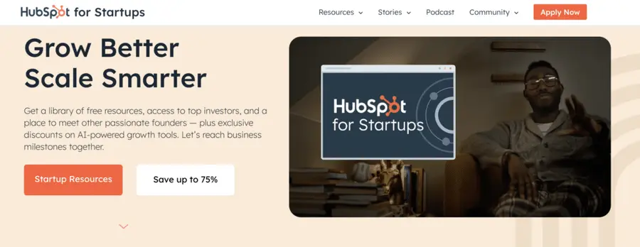 hubspot crm for startups