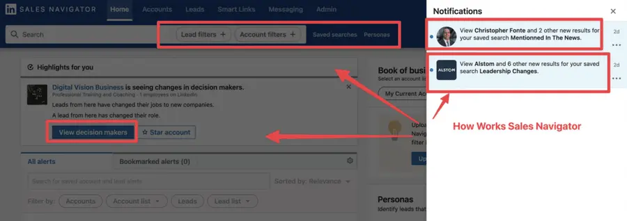 how to use linkedin sales navigator lead generation