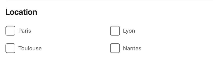 job location linkedin filter
