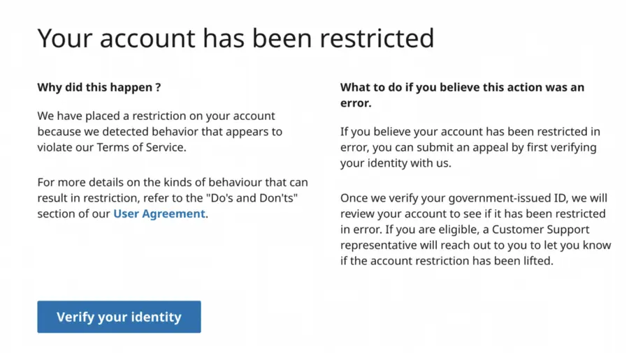 linkedin permanent restriction