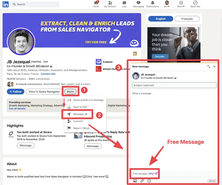 Come ottenere Inmail illimitate su Linkedin con i profili aperti