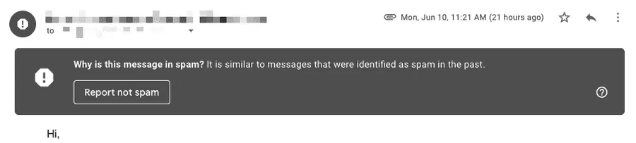 Content Filters bounced emails