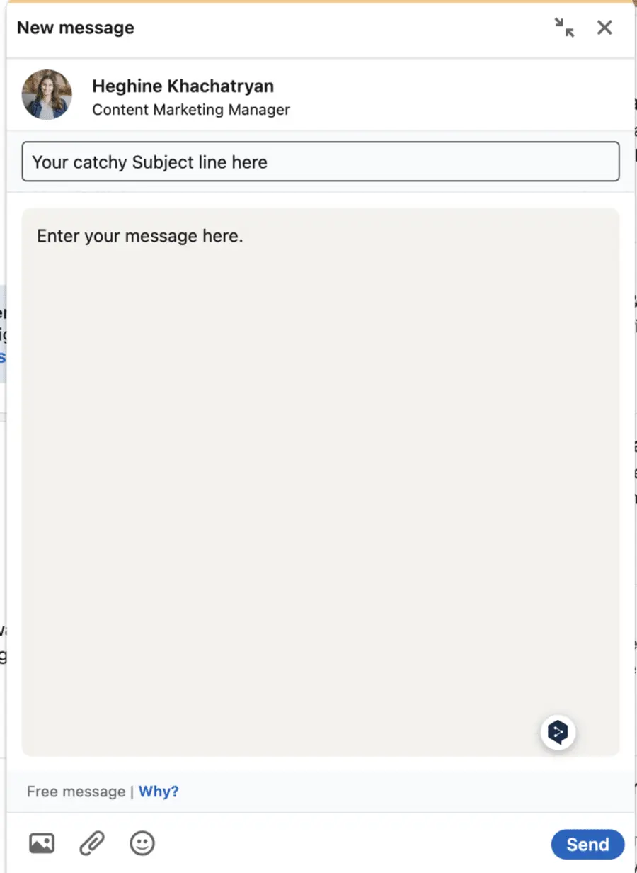 write an inmail on linkedin effectively
