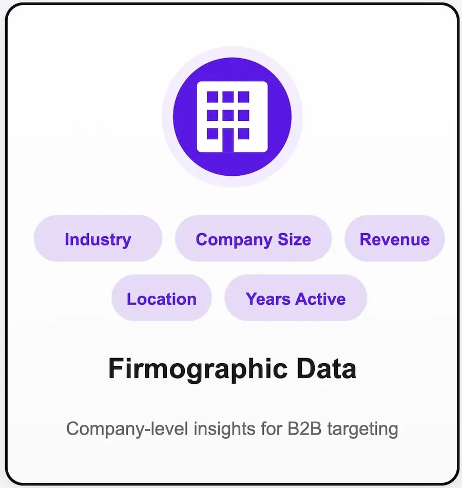 firmographic data