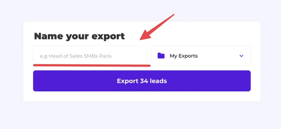 export sales navigator lead list laucher x