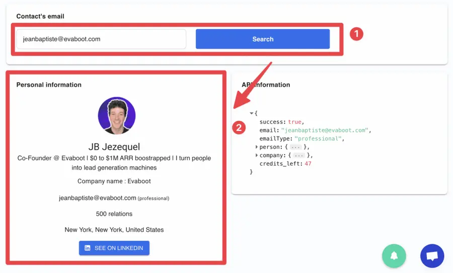 encontrar LinkedIn por email 1