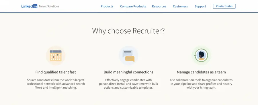 why to choose linkedin recruiter 