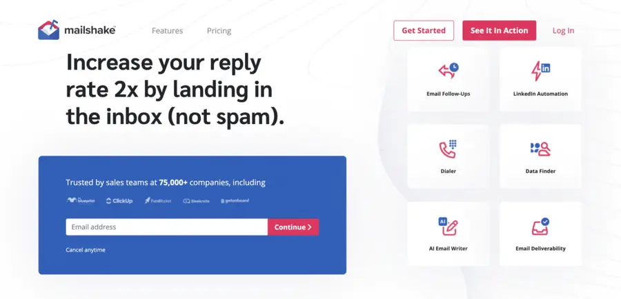 mailshake sales email outreach platform