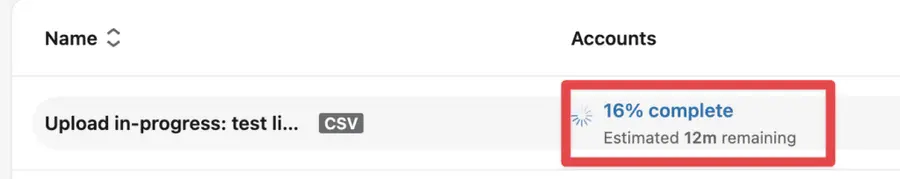 linkedin sales navigator csv uploading