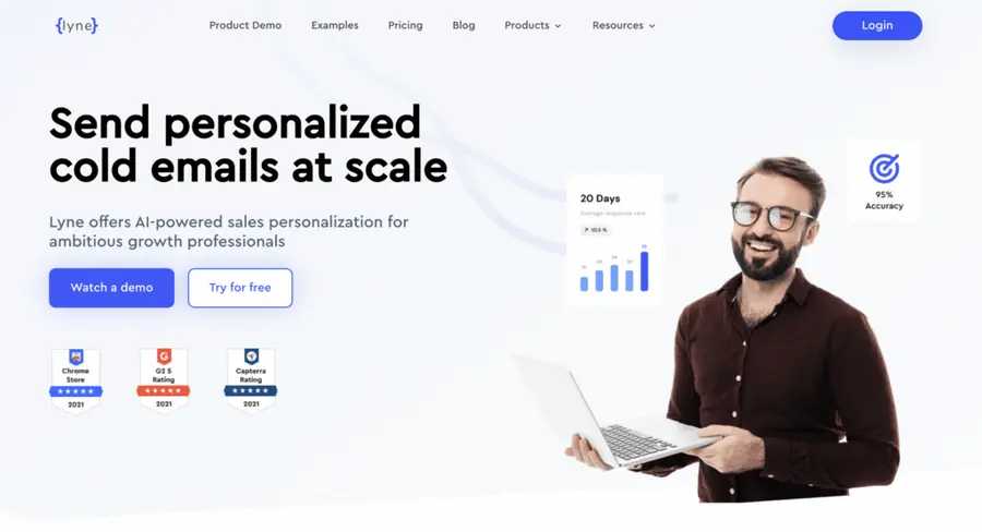 strumento di scraping linkedin lyne.ai