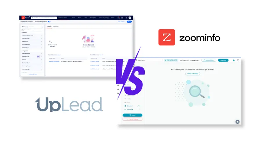 zoominfo vs uplead comparison guide