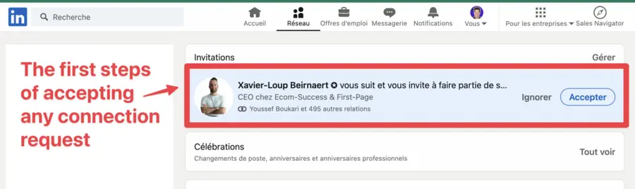 Optimierung des LinkedIn-Profils für Kontaktanfragen