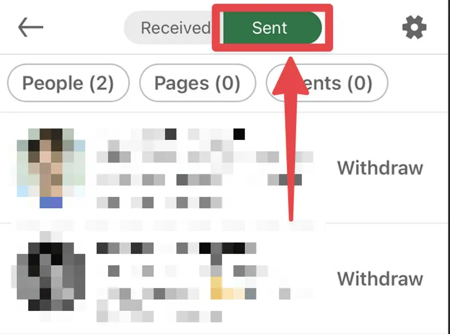sent tab opens by default on linkedin where you see people whom you have sent invitations
