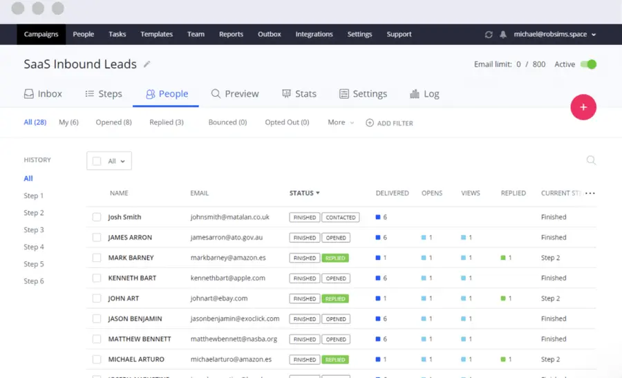 reply.io sales automation platform for outbound sales