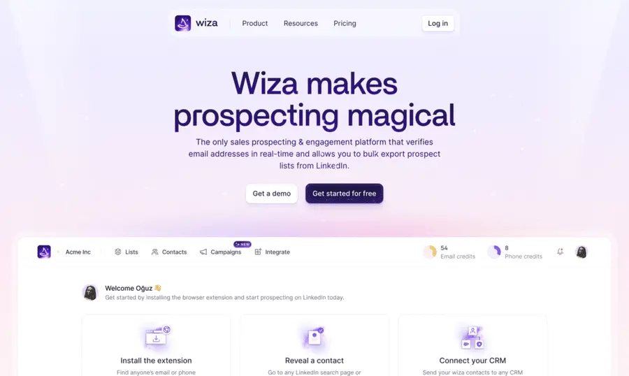 wiza linkedin automation tool