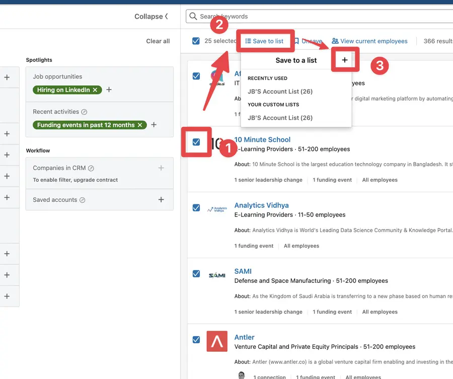 come creare un account su linkedin sales navigator